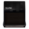 Alpine Industries Commercial Multi-fold/C-Fold Touchless Paper Towel Dispenser in Black ALP480-ECO-TBLK